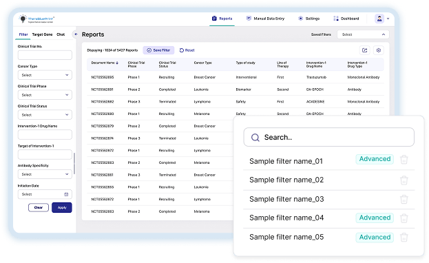 TheraBluePrint™ page screenshot