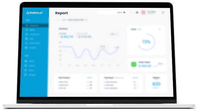 Biowave project screenshot